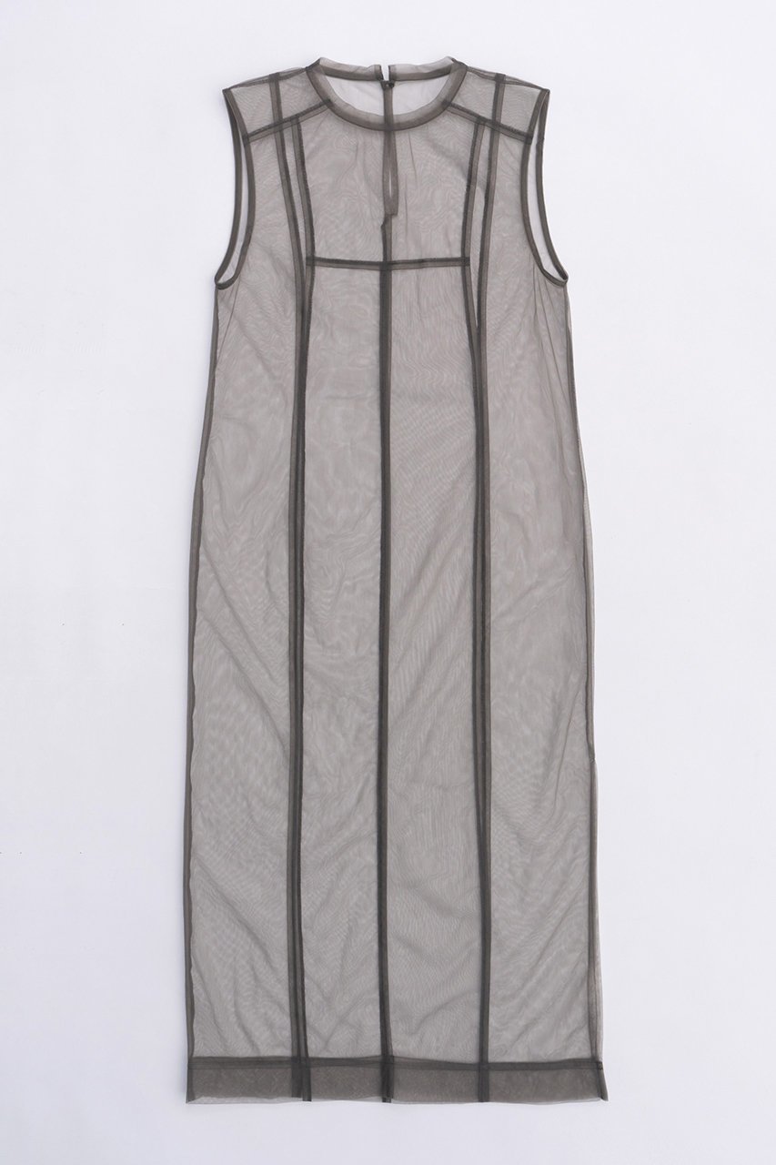 【メゾンスペシャル/MAISON SPECIAL】のTulle Layered Dress/チュールレイヤードワンピース 人気、トレンドファッション・服の通販 founy(ファニー) 　ファッション　Fashion　レディースファッション　Fashion for Women　ワンピース　Dresses　フォーマル・パーティードレス・結婚式用ドレス　Elegant & Casual Dresses　チュニック　Tunic Tops & Dresses　とろみ　Fluid, Flowy Fabric　キャミソール　Camisole, Spaghetti Strap Top　キュプラ　Cupro, Eco Fabric　シアー　Sheer, See-Through　ストライプ　Stripe, Striped Pattern　チュニック　Tunic, Long Top　チュール　Tulip, Tulip Motif　トレンド　Trend, Trending Now　ドッキング　Docking, Mixed Material　リボン　Ribbon, Bow　レース　Lace, Lace Fabric　ロング　Long, Long-Length　エレガント 上品　Elegant　夏　Summer　other-7|ID: prp329100004607940 ipo3291000000032915084
