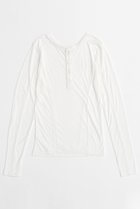 【メゾンスペシャル/MAISON SPECIAL】の2way Sheer Mellow Stitched Tops/2WAYシアーメローステッチトップス WHT(ホワイト)|ID: prp329100004607941 ipo3291000000032915055
