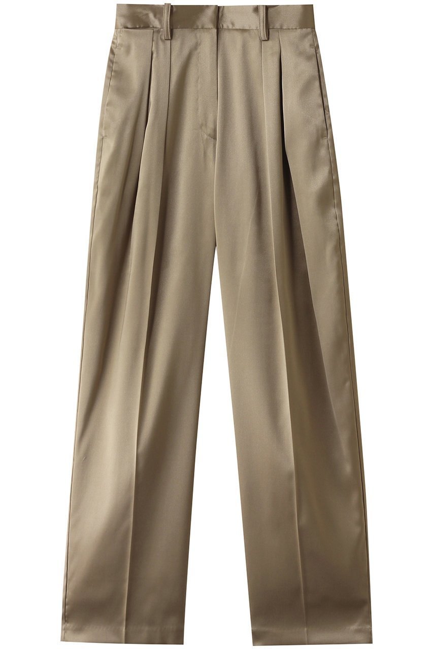 【クラネ/CLANE】のBRIGHT TWILL IN TUCK PANTS パンツ インテリア・キッズ・メンズ・レディースファッション・服の通販 founy(ファニー) 　ファッション　Fashion　レディースファッション　Fashion for Women　パンツ　Pants & Trousers　スタイリッシュ　Stylish, Fashionable　ツイル　Twist, Twisted Detail　ロング　Long, Long-Length　定番　Standard, Basic Item　BEIGE|ID: prp329100004607942 ipo3291000000032915058