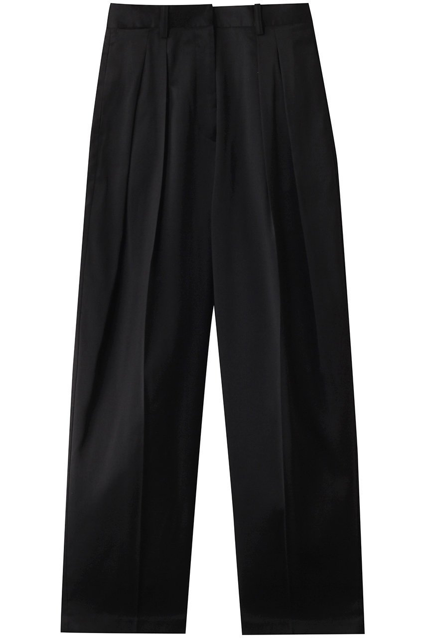 【クラネ/CLANE】のBRIGHT TWILL IN TUCK PANTS パンツ インテリア・キッズ・メンズ・レディースファッション・服の通販 founy(ファニー) 　ファッション　Fashion　レディースファッション　Fashion for Women　パンツ　Pants & Trousers　スタイリッシュ　Stylish, Fashionable　ツイル　Twist, Twisted Detail　ロング　Long, Long-Length　定番　Standard, Basic Item　BLACK|ID: prp329100004607942 ipo3291000000032915067