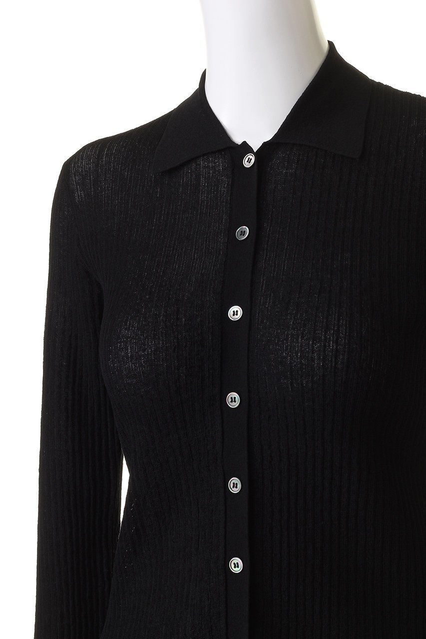 【クラネ/CLANE】のSHEER RIB KNIT SHIRTS/ニットシャツ 人気、トレンドファッション・服の通販 founy(ファニー) 　ファッション　Fashion　レディースファッション　Fashion for Women　トップス・カットソー　Cut & Sew Tops　ニット　Knit Tops & Sweaters　シャツ・ブラウス・オフィスカジュアル　Elegant Blouses & Button-Ups　ロングTシャツ・Tシャツ　Longline T-Shirts & Tees　カジュアルプルオーバー・ニットトップス　Pullovers & Knit Tops / Casual Pullovers　おすすめ　Recommended / Our Picks　キャミソール　Camisole, Spaghetti Strap Top　シアー　Sheer, See-Through　スリット　Slit, Slit Detail　リブニット　Rib Knit, Ribbed Knit　エレガント 上品　Elegant　other-5|ID: prp329100004607943 ipo3291000000032915151