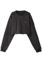 【プランク プロジェクト/PRANK PROJECT】のレースアップショートトップ / Lace-Up Short Top C.GRY(チャコールグレー)|ID: prp329100004607945 ipo3291000000032915181