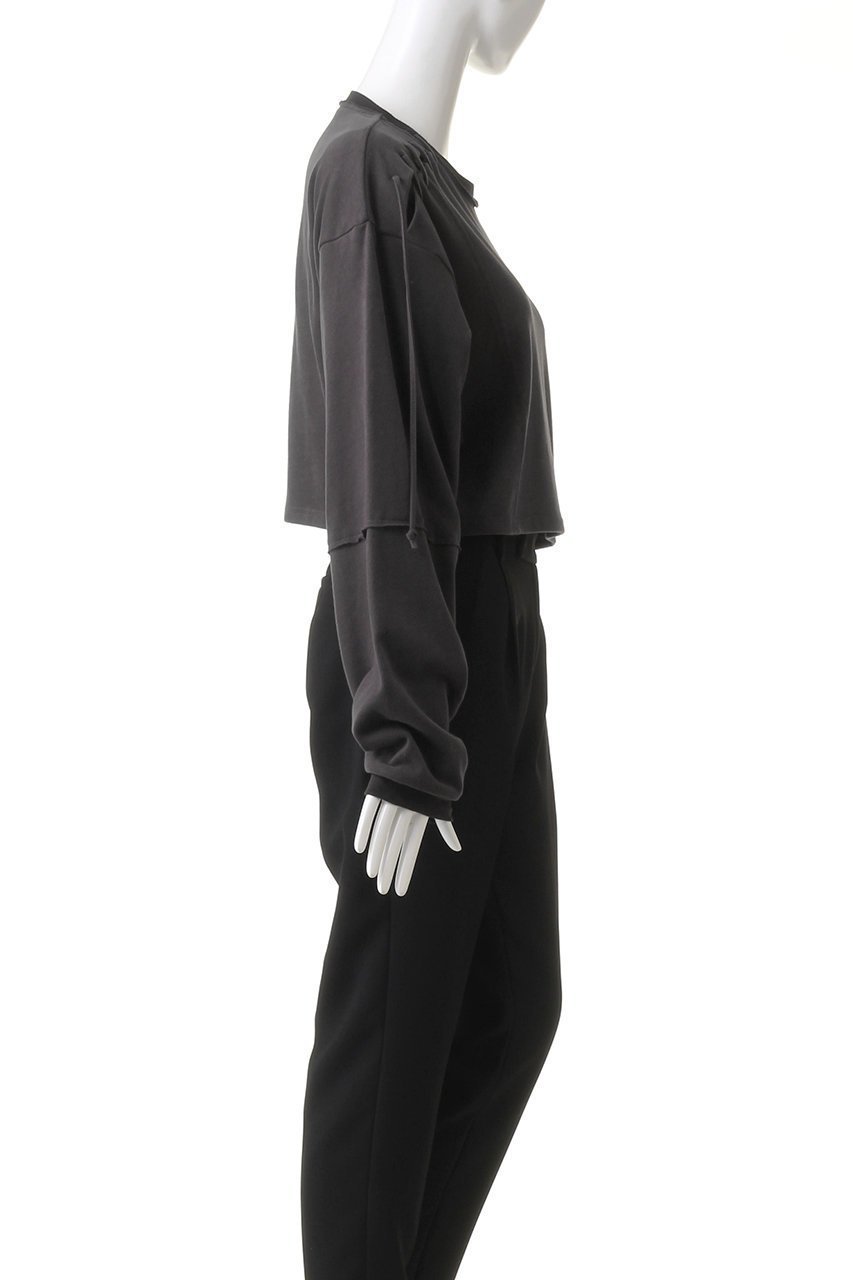 【プランク プロジェクト/PRANK PROJECT】のレースアップショートトップ / Lace-Up Short Top 人気、トレンドファッション・服の通販 founy(ファニー) 　ファッション　Fashion　レディースファッション　Fashion for Women　トップス・カットソー　Cut & Sew Tops　シャツ・ブラウス・オフィスカジュアル　Elegant Blouses & Button-Ups　ロングTシャツ・Tシャツ　Longline T-Shirts & Tees　カットソー・ベーシックTシャツ　Cut-and-Sewn Tops / Stretch Tees & Basics　おすすめ　Recommended / Our Picks　カットソー　Cut and Sewn Top　スリーブ　Sleeve, Long Sleeve / Short Sleeve　セットアップ　Set-Up, Coordinated Outfit　ピーチ　Peach, Soft Touch　レース　Lace, Lace Fabric　ロング　Long, Long-Length　other-3|ID: prp329100004607945 ipo3291000000032915209
