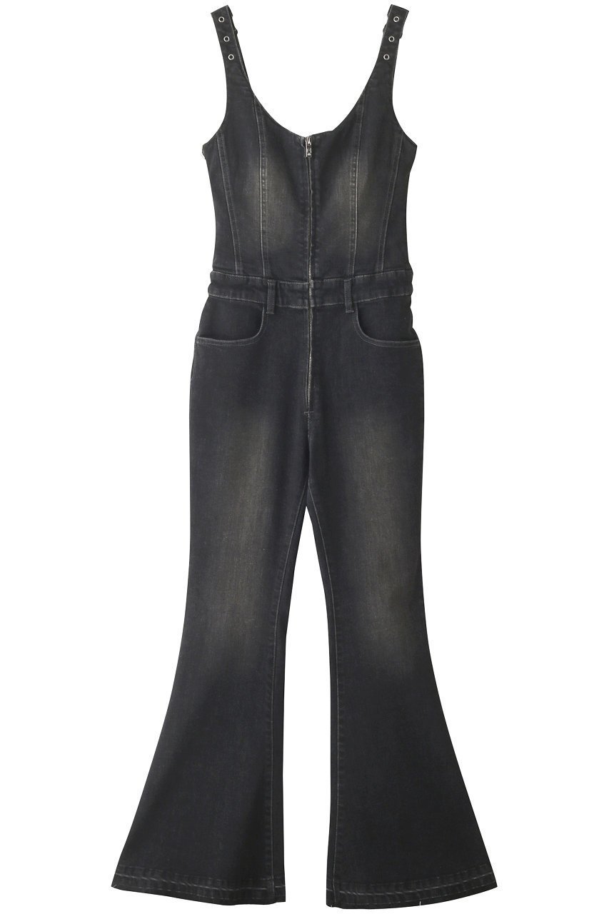 【プランク プロジェクト/PRANK PROJECT】の2WAYデニムサロペット / 2WAY Denim Salopette インテリア・キッズ・メンズ・レディースファッション・服の通販 founy(ファニー) 　ファッション　Fashion　レディースファッション　Fashion for Women　パンツ　Pants & Trousers　おすすめ　Recommended / Our Picks　クラシカル　Classical, Vintage-Inspired　ストレッチ　Stretch, Stretchy Fabric　デニム　Denim, Jeans Material　フレア　Flare, Flared　BLK(ブラック)|ID: prp329100004607946 ipo3291000000032915408