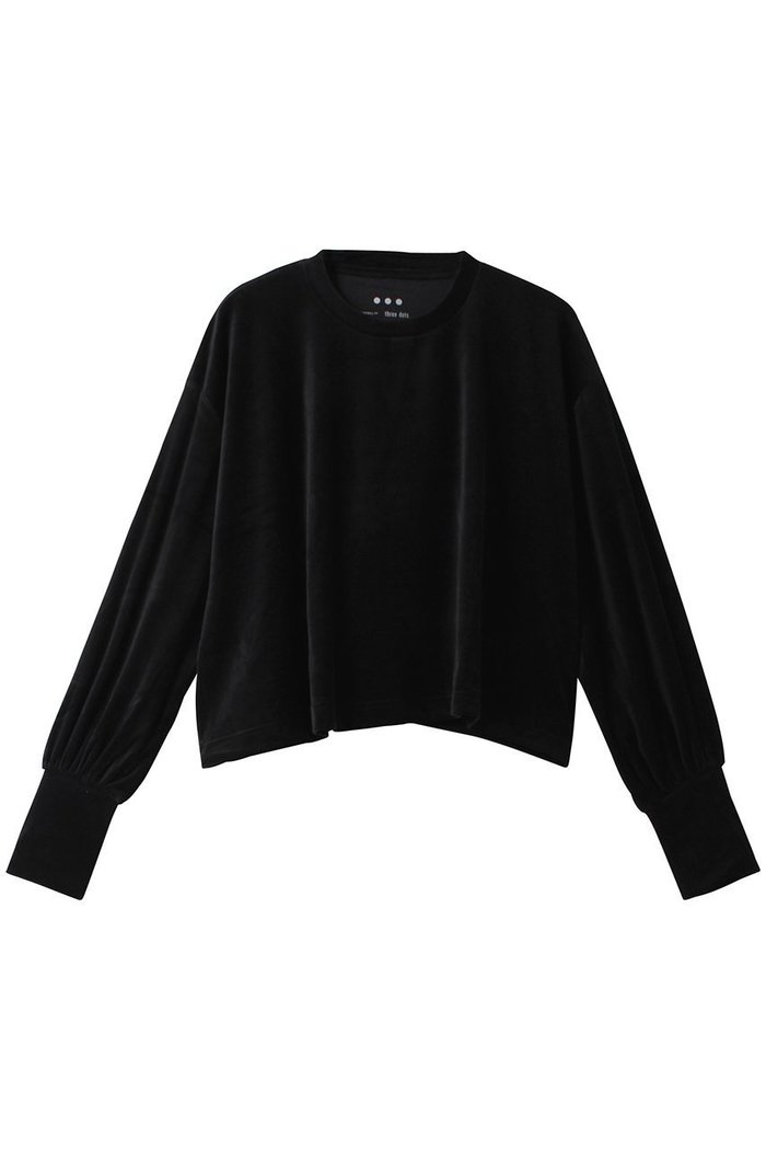 【スリー ドッツ/three dots】のコットンベロア ボリュームスリーブ インテリア・キッズ・メンズ・レディースファッション・服の通販 founy(ファニー) https://founy.com/ ファッション Fashion レディースファッション Fashion for Women トップス・カットソー Cut & Sew Tops シャツ・ブラウス・オフィスカジュアル Elegant Blouses & Button-Ups ロングTシャツ・Tシャツ Longline T-Shirts & Tees カットソー・ベーシックTシャツ Cut-and-Sewn Tops / Stretch Tees & Basics ベロアトップス Velour Tops / Velvet-Look Items ボリューム袖・フリルスリーブブラウス Voluminous & Ruffle Sleeves / Puffy Sleeve Tops おすすめ Recommended / Our Picks エレガント 上品 Elegant スラックス Slacks, Dress Pants スリーブ Sleeve, Long Sleeve / Short Sleeve トレンド Trend, Trending Now ドレープ Drape, Draping Fabric ファブリック Fabric, Textile フェミニン Feminine, Girly ベロア Velour, Soft Velvet ロング Long, Long-Length A/W・秋冬 Autumn/Winter |ID: prp329100004607947 ipo3291000000032915444