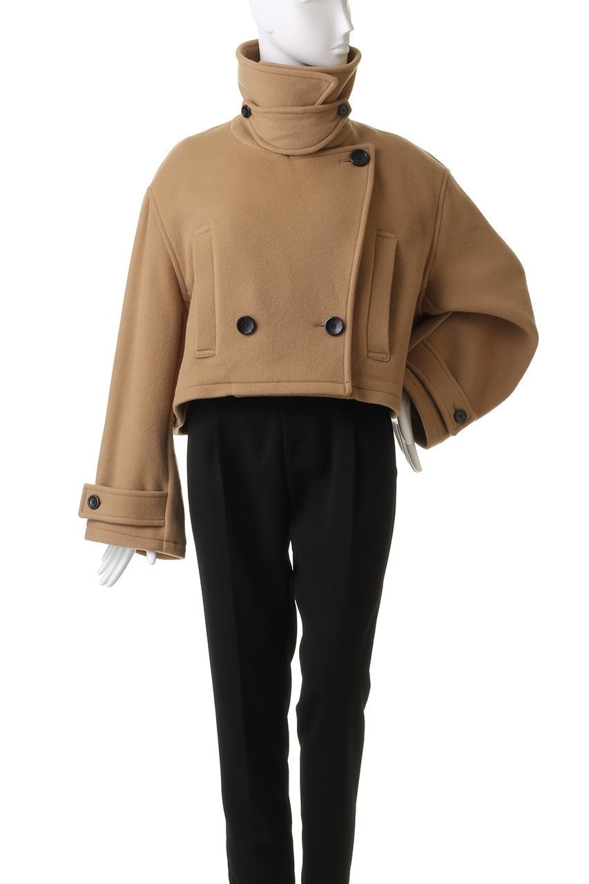 【メゾンスペシャル/MAISON SPECIAL】のCropped Peacoat/クロップドピーコート 人気、トレンドファッション・服の通販 founy(ファニー) ファッション Fashion レディースファッション Fashion for Women アウター Coat / Outerwear Collection コート・ロングコート・ピーコート Long Coats, Peacoats & More Pコート Pea Coats クロップド Cropped, Short Length ショート Short, Short Length スタンド Stand Collar, Upright Stand チェック Check, Plaid, Tartan バランス Balance, Style Balance ボトム Bottoms, Lower Wear 防寒 Cold Protection, Winter-Ready other-8|ID: prp329100004607948 ipo3291000000036424163