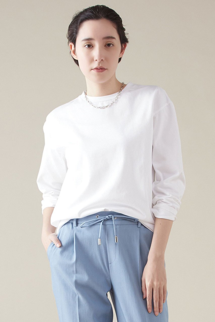 【マルティニーク/martinique】のロゴプリントロンT 人気、トレンドファッション・服の通販 founy(ファニー) 　ファッション　Fashion　レディースファッション　Fashion for Women　トップス・カットソー　Cut & Sew Tops　シャツ・ブラウス・オフィスカジュアル　Elegant Blouses & Button-Ups　ロングTシャツ・Tシャツ　Longline T-Shirts & Tees　カットソー・ベーシックTシャツ　Cut-and-Sewn Tops / Stretch Tees & Basics　インナー　Innerwear　スリーブ　Sleeve, Long Sleeve / Short Sleeve　フランス　France, French　プリント　Print, Printed Pattern　ロング　Long, Long-Length　ロンドン　London Style, British Inspired　定番　Standard, Basic Item　other-2|ID: prp329100004607953 ipo3291000000032915949