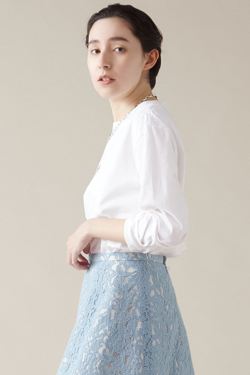 【マルティニーク/martinique】のロゴプリントロンT 人気、トレンドファッション・服の通販 founy(ファニー) 　ファッション　Fashion　レディースファッション　Fashion for Women　トップス・カットソー　Cut & Sew Tops　シャツ・ブラウス・オフィスカジュアル　Elegant Blouses & Button-Ups　ロングTシャツ・Tシャツ　Longline T-Shirts & Tees　カットソー・ベーシックTシャツ　Cut-and-Sewn Tops / Stretch Tees & Basics　インナー　Innerwear　スリーブ　Sleeve, Long Sleeve / Short Sleeve　フランス　France, French　プリント　Print, Printed Pattern　ロング　Long, Long-Length　ロンドン　London Style, British Inspired　定番　Standard, Basic Item　other-2|ID: prp329100004607953 ipo3291000000033663206