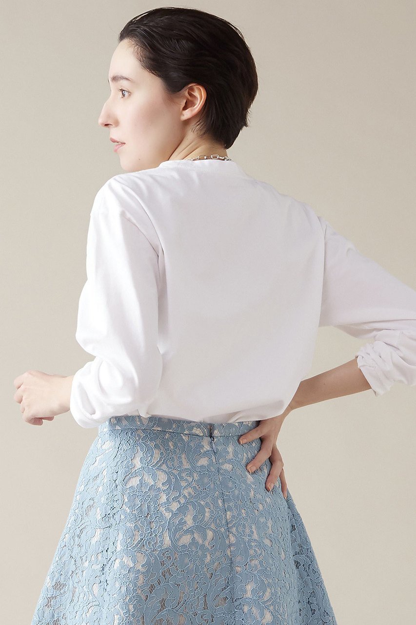 【マルティニーク/martinique】のロゴプリントロンT 人気、トレンドファッション・服の通販 founy(ファニー) 　ファッション　Fashion　レディースファッション　Fashion for Women　トップス・カットソー　Cut & Sew Tops　シャツ・ブラウス・オフィスカジュアル　Elegant Blouses & Button-Ups　ロングTシャツ・Tシャツ　Longline T-Shirts & Tees　カットソー・ベーシックTシャツ　Cut-and-Sewn Tops / Stretch Tees & Basics　インナー　Innerwear　スリーブ　Sleeve, Long Sleeve / Short Sleeve　フランス　France, French　プリント　Print, Printed Pattern　ロング　Long, Long-Length　ロンドン　London Style, British Inspired　定番　Standard, Basic Item　other-3|ID: prp329100004607953 ipo3291000000033663209