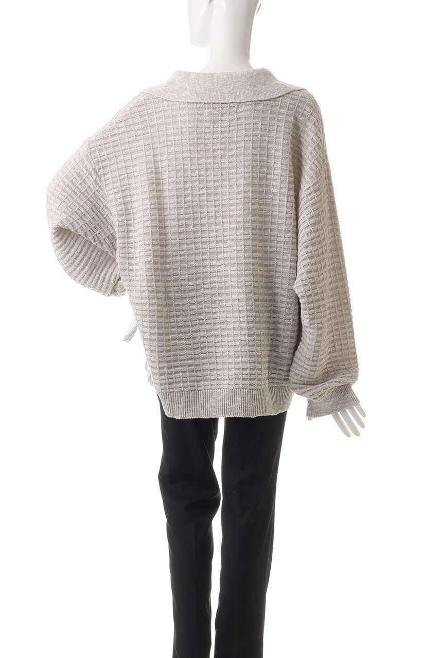 【メゾンスペシャル/MAISON SPECIAL】の【UNISEX】スラブワッフルスキッパーニットポロ 人気、トレンドファッション・服の通販 founy(ファニー) 　ファッション　Fashion　レディースファッション　Fashion for Women　トップス・カットソー　Cut & Sew Tops　ニット　Knit Tops & Sweaters　カジュアルプルオーバー・ニットトップス　Pullovers & Knit Tops / Casual Pullovers　ユニセックス　Unisex, Genderless　おすすめ　Recommended / Our Picks　アクリル　Acrylic Material　ハイネック　High Neck, Mock Neck　パール　Pearl, Pearl Accent　ワッフル　Waffle, Waffle Knit　other-4|ID: prp329100004607954 ipo3291000000032916051
