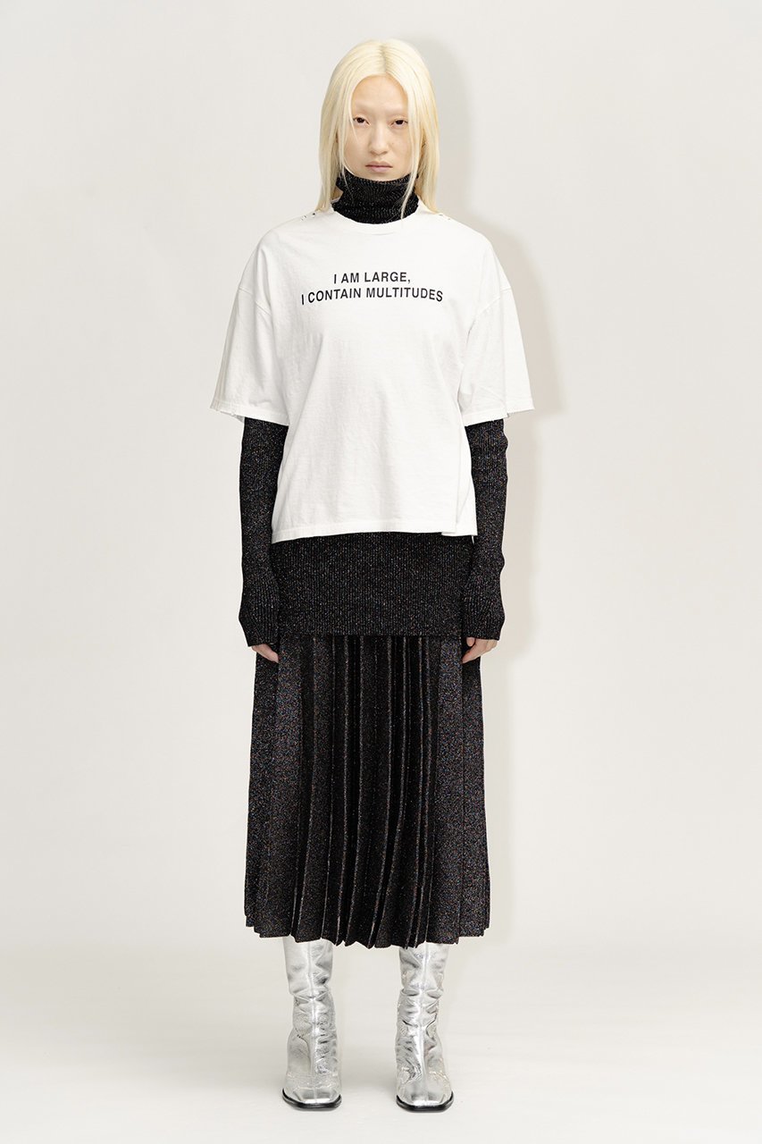 【カナコ サカイ/KANAKO SAKAI】のRIPPED Tシャツ 人気、トレンドファッション・服の通販 founy(ファニー) 　ファッション　Fashion　レディースファッション　Fashion for Women　トップス・カットソー　Cut & Sew Tops　シャツ・ブラウス・オフィスカジュアル　Elegant Blouses & Button-Ups　ロングTシャツ・Tシャツ　Longline T-Shirts & Tees　カットソー・ベーシックTシャツ　Cut-and-Sewn Tops / Stretch Tees & Basics　ショート　Short, Short Length　シンプル　Simple, Minimal　スリーブ　Sleeve, Long Sleeve / Short Sleeve　ダメージ　Distressed, Destroyed　other-6|ID: prp329100004607955 ipo3291000000034954422
