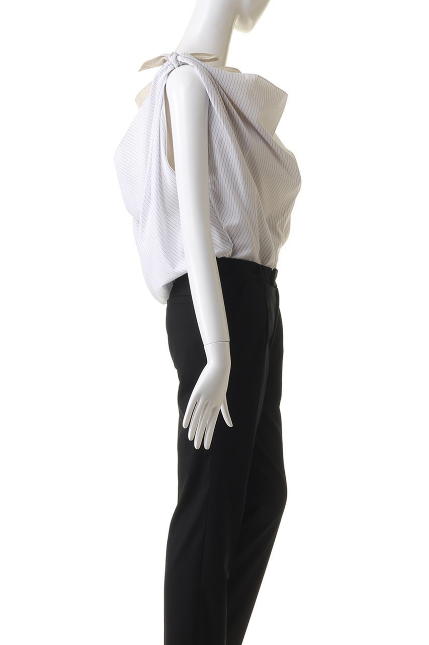 【カナコ サカイ/KANAKO SAKAI】のストライプ コットン ドレープ ボディスーツ 人気、トレンドファッション・服の通販 founy(ファニー) 　ファッション　Fashion　レディースファッション　Fashion for Women　トップス・カットソー　Cut & Sew Tops　シャツ・ブラウス・オフィスカジュアル　Elegant Blouses & Button-Ups　ロングTシャツ・Tシャツ　Longline T-Shirts & Tees　カットソー・ベーシックTシャツ　Cut-and-Sewn Tops / Stretch Tees & Basics　ショート　Short, Short Length　スタイリッシュ　Stylish, Fashionable　ストライプ　Stripe, Striped Pattern　スリム　Slim, Slim Fit　スリーブ　Sleeve, Long Sleeve / Short Sleeve　スーツ　Suit, Formalwear　ドレープ　Drape, Draping Fabric　ボトム　Bottoms, Lower Wear　エレガント 上品　Elegant　other-3|ID: prp329100004607957 ipo3291000000032916199
