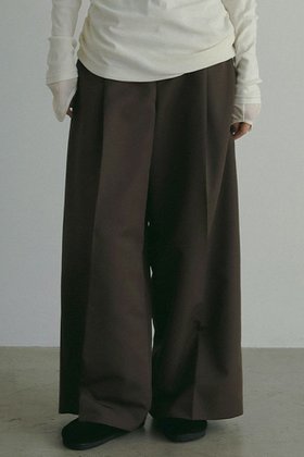 【エトレトウキョウ/ETRE TOKYO】 ハイウエストシャンタンワイドパンツ人気、トレンドファッション・服の通販 founy(ファニー) ファッション Fashion レディースファッション Fashion for Women パンツ Pants & Trousers カットソー Cut and Sewn Top シャンタン Shantung, Silk-Like Fabric バランス Balance, Style Balance ワイド Wide, Wide Fit エレガント 上品 Elegant |ID:prp329100004607960