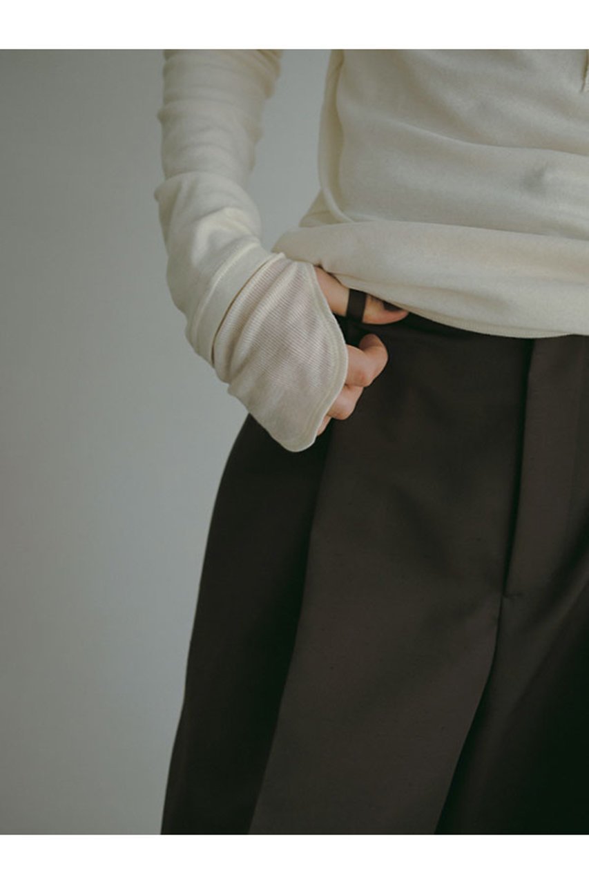 【エトレトウキョウ/ETRE TOKYO】のハイウエストシャンタンワイドパンツ 人気、トレンドファッション・服の通販 founy(ファニー) 　ファッション　Fashion　レディースファッション　Fashion for Women　パンツ　Pants & Trousers　カットソー　Cut and Sewn Top　シャンタン　Shantung, Silk-Like Fabric　バランス　Balance, Style Balance　ワイド　Wide, Wide Fit　エレガント 上品　Elegant　other-3|ID: prp329100004607960 ipo3291000000032916362