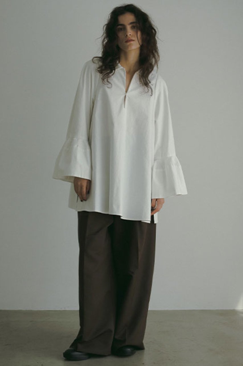 【エトレトウキョウ/ETRE TOKYO】のハイウエストシャンタンワイドパンツ 人気、トレンドファッション・服の通販 founy(ファニー) 　ファッション　Fashion　レディースファッション　Fashion for Women　パンツ　Pants & Trousers　カットソー　Cut and Sewn Top　シャンタン　Shantung, Silk-Like Fabric　バランス　Balance, Style Balance　ワイド　Wide, Wide Fit　エレガント 上品　Elegant　other-4|ID: prp329100004607960 ipo3291000000032916372