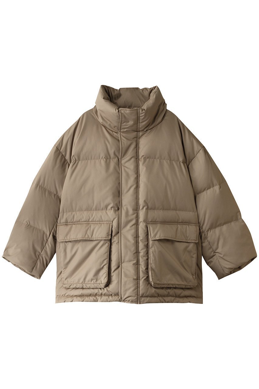 【エリオポール/heliopole】のスタンドカラーダウンブルゾン インテリア・キッズ・メンズ・レディースファッション・服の通販 founy(ファニー) 　ファッション　Fashion　レディースファッション　Fashion for Women　アウター　Coat / Outerwear Collection　レディースジャケット・軽アウター　Jackets　ブルゾンジャケット・スポーティアウター　Blouson Jackets　ジャケット　Jacket, Outerwear　スタンド　Stand Collar, Upright Stand　ダウン　Down, Puffer　ブルゾン　Blouson, Bomber Jacket　ベーシック　Basic, Essential　ポケット　Pocket, Pocket Detail　ベージュ|ID: prp329100004607963 ipo3291000000035637343