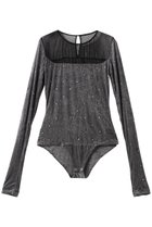 【プランク プロジェクト/PRANK PROJECT】のクリスタルベロアボディスーツ / Collage Lace Bodysuit GRY(グレー)|ID: prp329100004607964 ipo3291000000035061523
