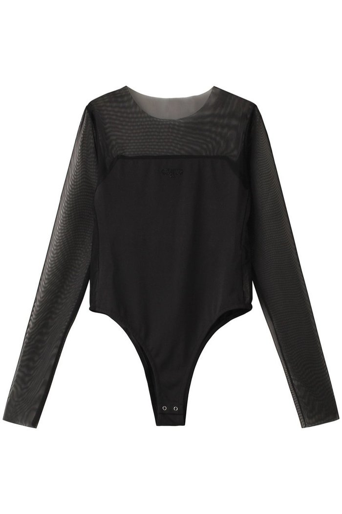【プランク プロジェクト/PRANK PROJECT】のシアートリムボディースーツ / Sheer Trim Bodysuit インテリア・キッズ・メンズ・レディースファッション・服の通販 founy(ファニー) https://founy.com/ ファッション Fashion レディースファッション Fashion for Women トップス・カットソー Cut & Sew Tops シャツ・ブラウス・オフィスカジュアル Elegant Blouses & Button-Ups ロングTシャツ・Tシャツ Longline T-Shirts & Tees カットソー・ベーシックTシャツ Cut-and-Sewn Tops / Stretch Tees & Basics インナー Innerwear ストーン Stone, Gem-Like スリーブ Sleeve, Long Sleeve / Short Sleeve ドッキング Docking, Mixed Material フロント Front, Front Design ロング Long, Long-Length |ID: prp329100004607966 ipo3291000000032916426
