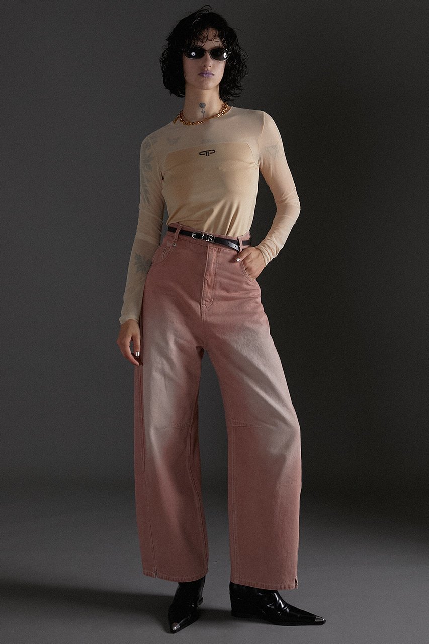【プランク プロジェクト/PRANK PROJECT】のシアートリムボディースーツ / Sheer Trim Bodysuit 人気、トレンドファッション・服の通販 founy(ファニー) 　ファッション　Fashion　レディースファッション　Fashion for Women　トップス・カットソー　Cut & Sew Tops　シャツ・ブラウス・オフィスカジュアル　Elegant Blouses & Button-Ups　ロングTシャツ・Tシャツ　Longline T-Shirts & Tees　カットソー・ベーシックTシャツ　Cut-and-Sewn Tops / Stretch Tees & Basics　インナー　Innerwear　ストーン　Stone, Gem-Like　スリーブ　Sleeve, Long Sleeve / Short Sleeve　ドッキング　Docking, Mixed Material　フロント　Front, Front Design　ロング　Long, Long-Length　other-6|ID: prp329100004607966 ipo3291000000032916491