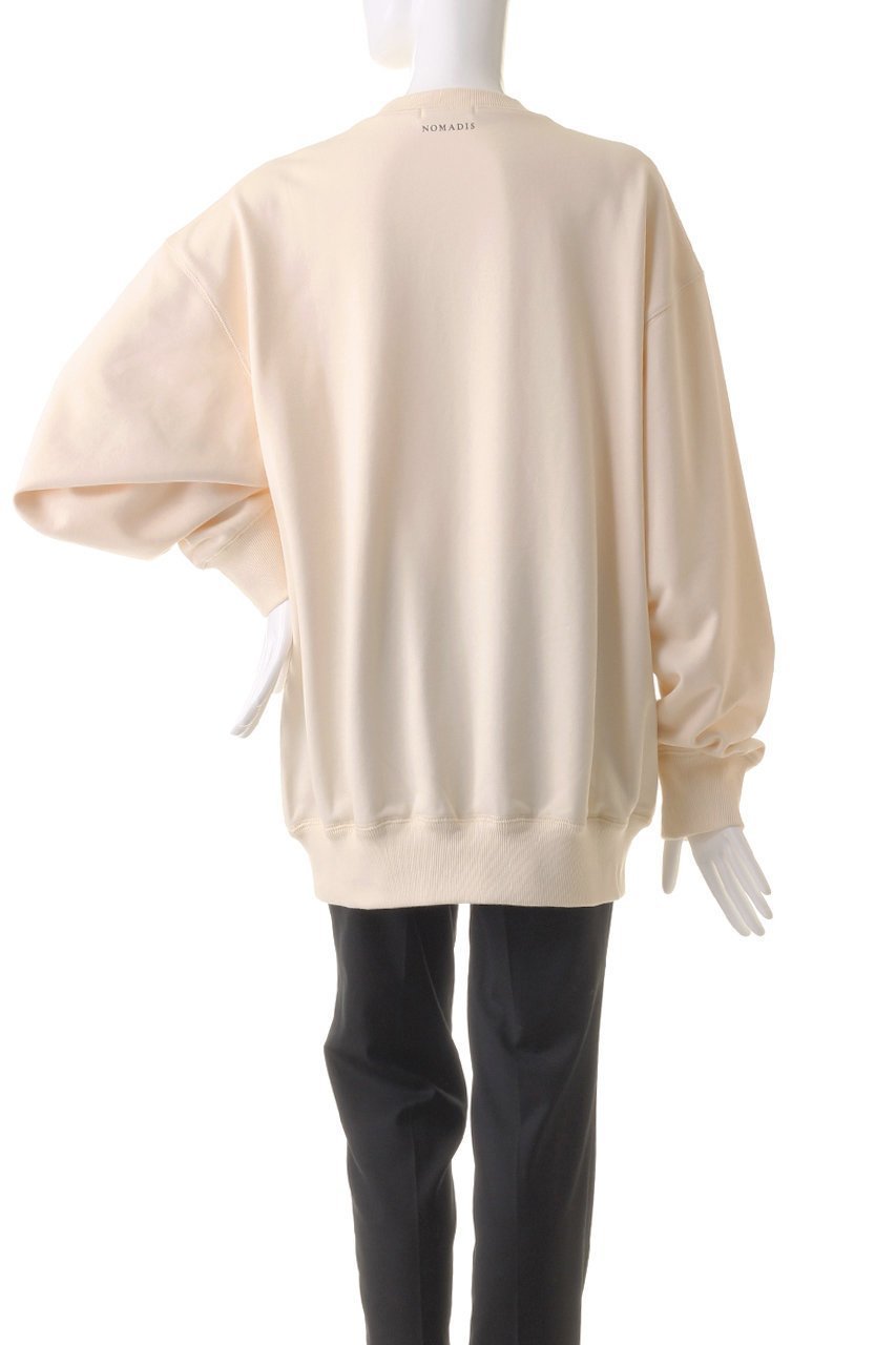 【ノマディス/NOMADIS】のスウェットトップス 人気、トレンドファッション・服の通販 founy(ファニー) 　ファッション　Fashion　レディースファッション　Fashion for Women　トップス・カットソー　Cut & Sew Tops　シャツ・ブラウス・オフィスカジュアル　Elegant Blouses & Button-Ups　レディースパーカー・カジュアルフーディー　Casual Hoodies & Sweatshirts　ロングTシャツ・Tシャツ　Longline T-Shirts & Tees　スウェット・クルーネックトップス　Sweatshirts & Crewnecks / Relaxed Fit Sweat Tops　カットソー・ベーシックTシャツ　Cut-and-Sewn Tops / Stretch Tees & Basics　スリーブ　Sleeve, Long Sleeve / Short Sleeve　フランス　France, French　フロント　Front, Front Design　プリント　Print, Printed Pattern　ポケット　Pocket, Pocket Detail　ロング　Long, Long-Length　other-5|ID: prp329100004607968 ipo3291000000032916565