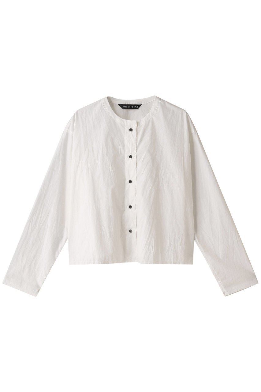 【ミズイロ インド/mizuiro ind】のcrew short shirt シャツ インテリア・キッズ・メンズ・レディースファッション・服の通販 founy(ファニー) 　ファッション　Fashion　レディースファッション　Fashion for Women　トップス・カットソー　Cut & Sew Tops　シャツ・ブラウス・オフィスカジュアル　Elegant Blouses & Button-Ups　ロングTシャツ・Tシャツ　Longline T-Shirts & Tees　ショート　Short, Short Length　スリーブ　Sleeve, Long Sleeve / Short Sleeve　フレア　Flare, Flared　ベーシック　Basic, Essential　ロング　Long, Long-Length　ワイド　Wide, Wide Fit　off white|ID: prp329100004607969 ipo3291000000032916596