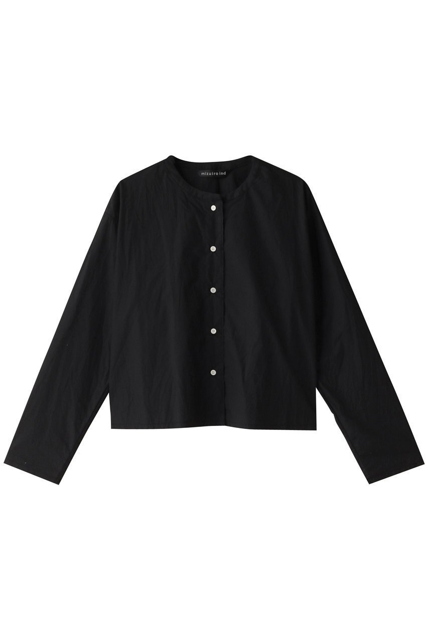 【ミズイロ インド/mizuiro ind】のcrew short shirt シャツ インテリア・キッズ・メンズ・レディースファッション・服の通販 founy(ファニー) 　ファッション　Fashion　レディースファッション　Fashion for Women　トップス・カットソー　Cut & Sew Tops　シャツ・ブラウス・オフィスカジュアル　Elegant Blouses & Button-Ups　ロングTシャツ・Tシャツ　Longline T-Shirts & Tees　ショート　Short, Short Length　スリーブ　Sleeve, Long Sleeve / Short Sleeve　フレア　Flare, Flared　ベーシック　Basic, Essential　ロング　Long, Long-Length　ワイド　Wide, Wide Fit　black|ID: prp329100004607969 ipo3291000000032916626