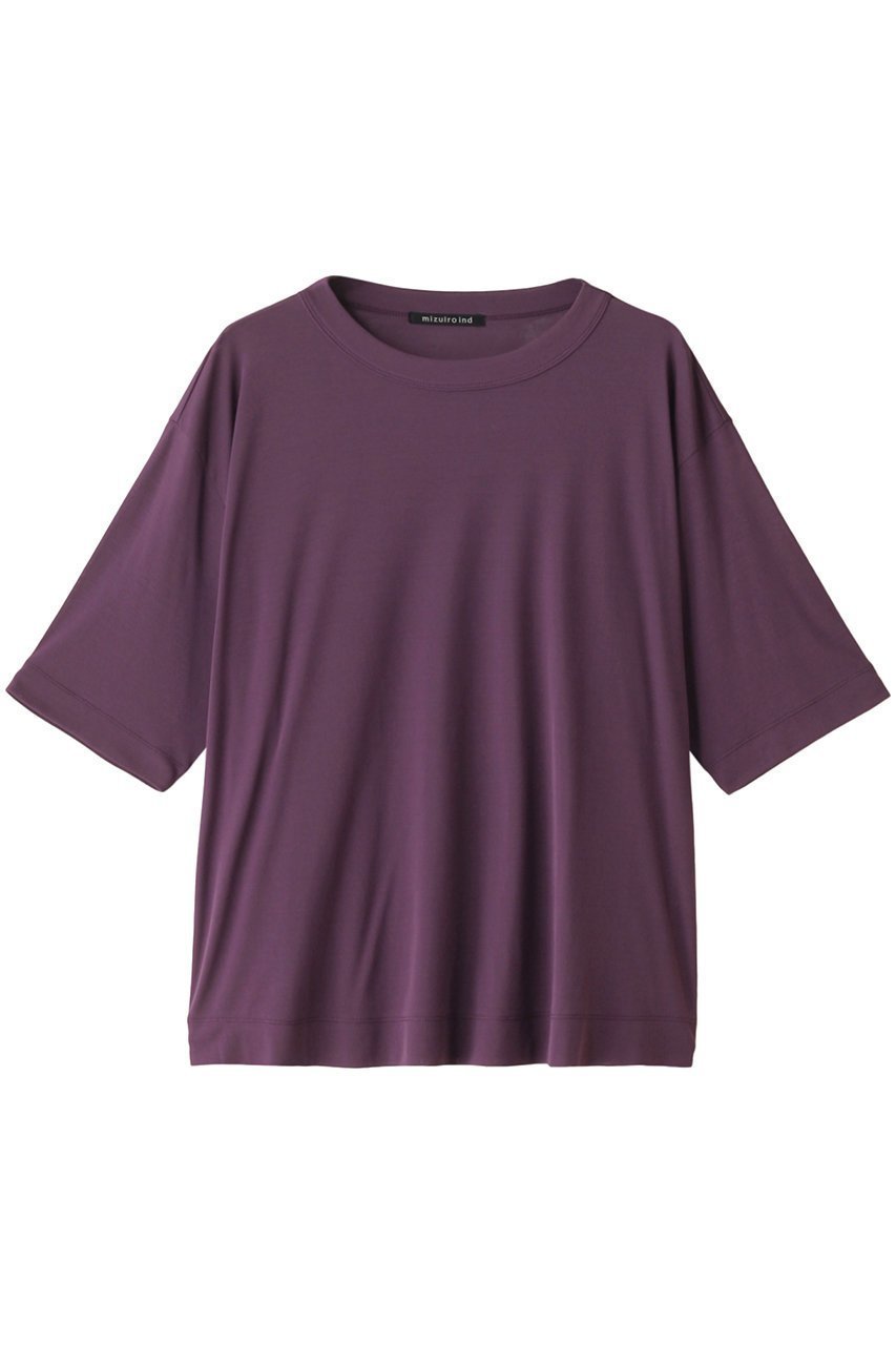 【ミズイロ インド/mizuiro ind】のgauze crew neck half slv T Tシャツ インテリア・キッズ・メンズ・レディースファッション・服の通販 founy(ファニー) 　ファッション　Fashion　レディースファッション　Fashion for Women　トップス・カットソー　Cut & Sew Tops　シャツ・ブラウス・オフィスカジュアル　Elegant Blouses & Button-Ups　ロングTシャツ・Tシャツ　Longline T-Shirts & Tees　カットソー・ベーシックTシャツ　Cut-and-Sewn Tops / Stretch Tees & Basics　シアー　Sheer, See-Through　ショート　Short, Short Length　シンプル　Simple, Minimal　スリーブ　Sleeve, Long Sleeve / Short Sleeve　ハーフ　Half, Half-Length　pink|ID: prp329100004607970 ipo3291000000032916679