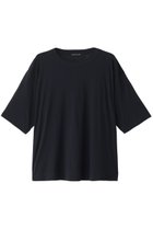 【ミズイロ インド/mizuiro ind】のgauze crew neck half slv T Tシャツ navy|ID: prp329100004607970 ipo3291000000032916694