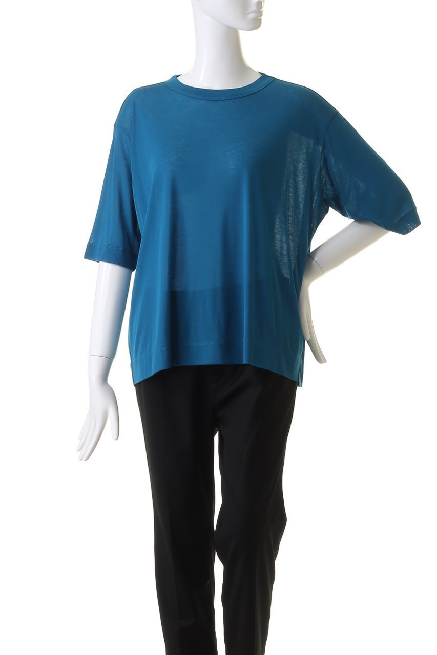 【ミズイロ インド/mizuiro ind】のgauze crew neck half slv T Tシャツ 人気、トレンドファッション・服の通販 founy(ファニー) 　ファッション　Fashion　レディースファッション　Fashion for Women　トップス・カットソー　Cut & Sew Tops　シャツ・ブラウス・オフィスカジュアル　Elegant Blouses & Button-Ups　ロングTシャツ・Tシャツ　Longline T-Shirts & Tees　カットソー・ベーシックTシャツ　Cut-and-Sewn Tops / Stretch Tees & Basics　シアー　Sheer, See-Through　ショート　Short, Short Length　シンプル　Simple, Minimal　スリーブ　Sleeve, Long Sleeve / Short Sleeve　ハーフ　Half, Half-Length　other-2|ID: prp329100004607970 ipo3291000000032916710