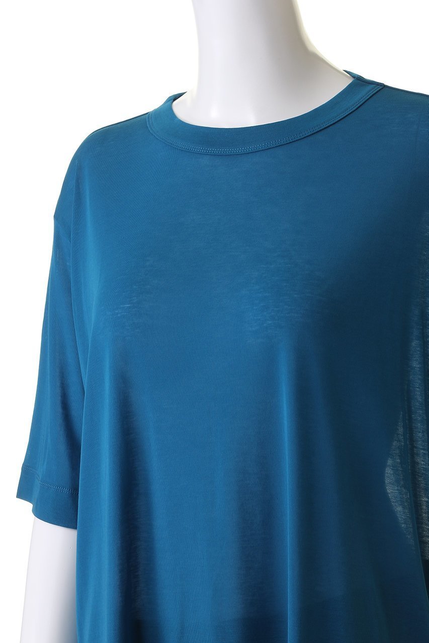 【ミズイロ インド/mizuiro ind】のgauze crew neck half slv T Tシャツ 人気、トレンドファッション・服の通販 founy(ファニー) 　ファッション　Fashion　レディースファッション　Fashion for Women　トップス・カットソー　Cut & Sew Tops　シャツ・ブラウス・オフィスカジュアル　Elegant Blouses & Button-Ups　ロングTシャツ・Tシャツ　Longline T-Shirts & Tees　カットソー・ベーシックTシャツ　Cut-and-Sewn Tops / Stretch Tees & Basics　シアー　Sheer, See-Through　ショート　Short, Short Length　シンプル　Simple, Minimal　スリーブ　Sleeve, Long Sleeve / Short Sleeve　ハーフ　Half, Half-Length　other-5|ID: prp329100004607970 ipo3291000000032916735
