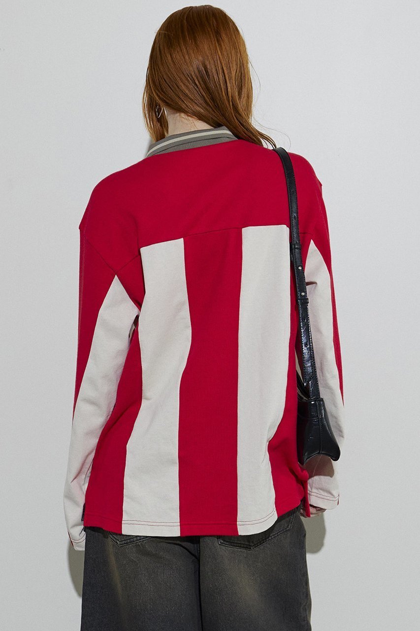 【メゾンスペシャル/MAISON SPECIAL】のFruttaring Heart Stripe Long Sleeve T-shirt/フルッタリングハートストライプロンTEE 人気、トレンドファッション・服の通販 founy(ファニー) 　ファッション　Fashion　レディースファッション　Fashion for Women　トップス・カットソー　Cut & Sew Tops　シャツ・ブラウス・オフィスカジュアル　Elegant Blouses & Button-Ups　ロングTシャツ・Tシャツ　Longline T-Shirts & Tees　カットソー・ベーシックTシャツ　Cut-and-Sewn Tops / Stretch Tees & Basics　クラシカル　Classical, Vintage-Inspired　グラフィック　Graphic, Graphic Design　スリーブ　Sleeve, Long Sleeve / Short Sleeve　ミックス　Mix, Mixed Style　ロング　Long, Long-Length　鹿の子　Piqué, Kanoko Fabric　other-7|ID: prp329100004607972 ipo3291000000032916899