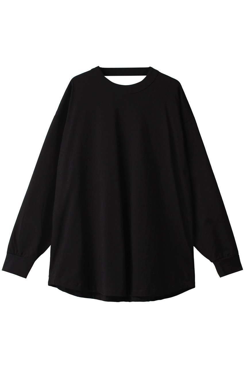 【クラネ/CLANE】のBACK OPEN HALTER NECK TOPS/トップス インテリア・キッズ・メンズ・レディースファッション・服の通販 founy(ファニー) 　ファッション　Fashion　レディースファッション　Fashion for Women　トップス・カットソー　Cut & Sew Tops　シャツ・ブラウス・オフィスカジュアル　Elegant Blouses & Button-Ups　スリーブ　Sleeve, Long Sleeve / Short Sleeve　ロング　Long, Long-Length　BLACK|ID: prp329100004607974 ipo3291000000032916988