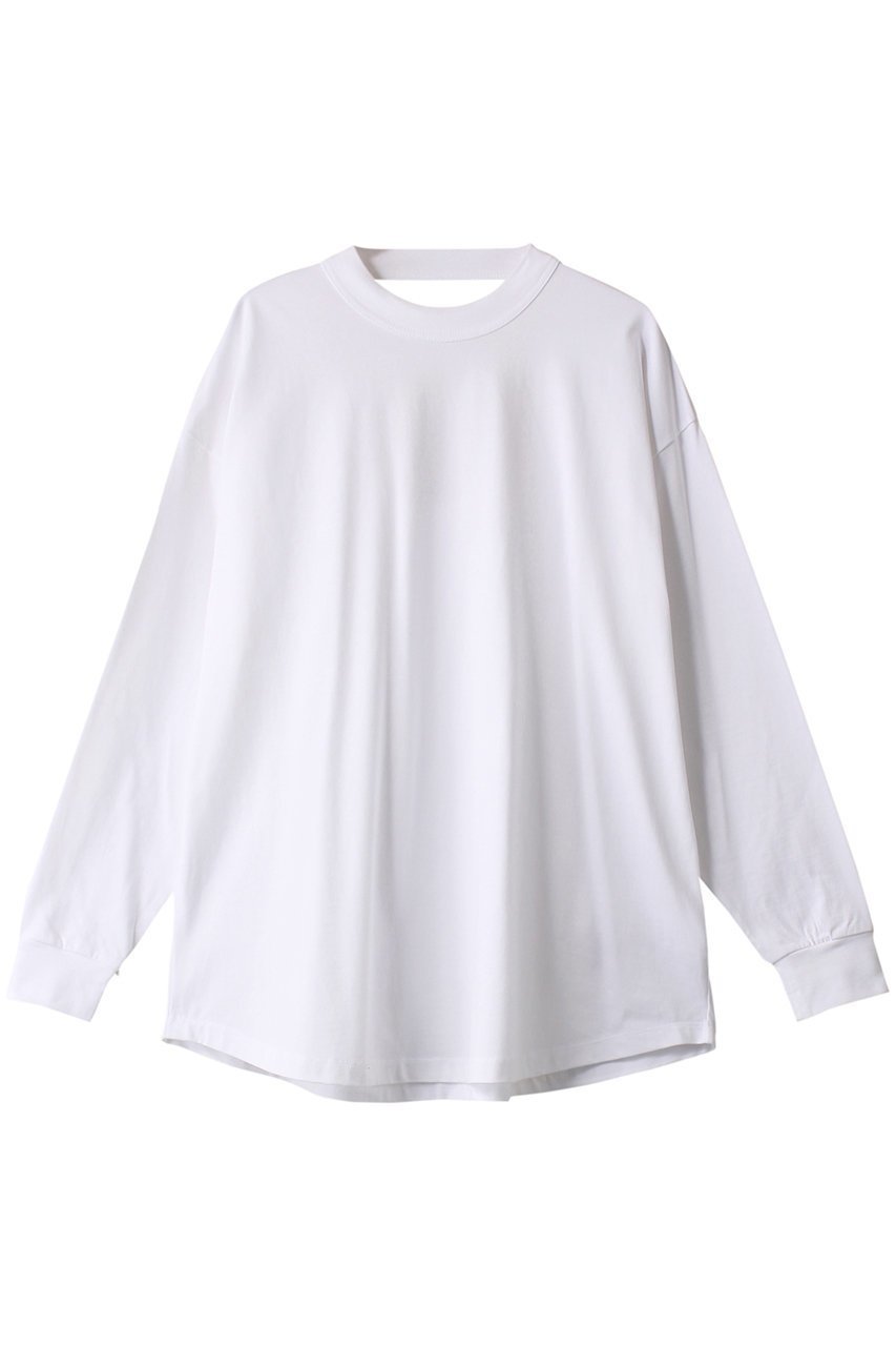 【クラネ/CLANE】のBACK OPEN HALTER NECK TOPS/トップス インテリア・キッズ・メンズ・レディースファッション・服の通販 founy(ファニー) 　ファッション　Fashion　レディースファッション　Fashion for Women　トップス・カットソー　Cut & Sew Tops　シャツ・ブラウス・オフィスカジュアル　Elegant Blouses & Button-Ups　スリーブ　Sleeve, Long Sleeve / Short Sleeve　ロング　Long, Long-Length　WHITE|ID: prp329100004607974 ipo3291000000035720096