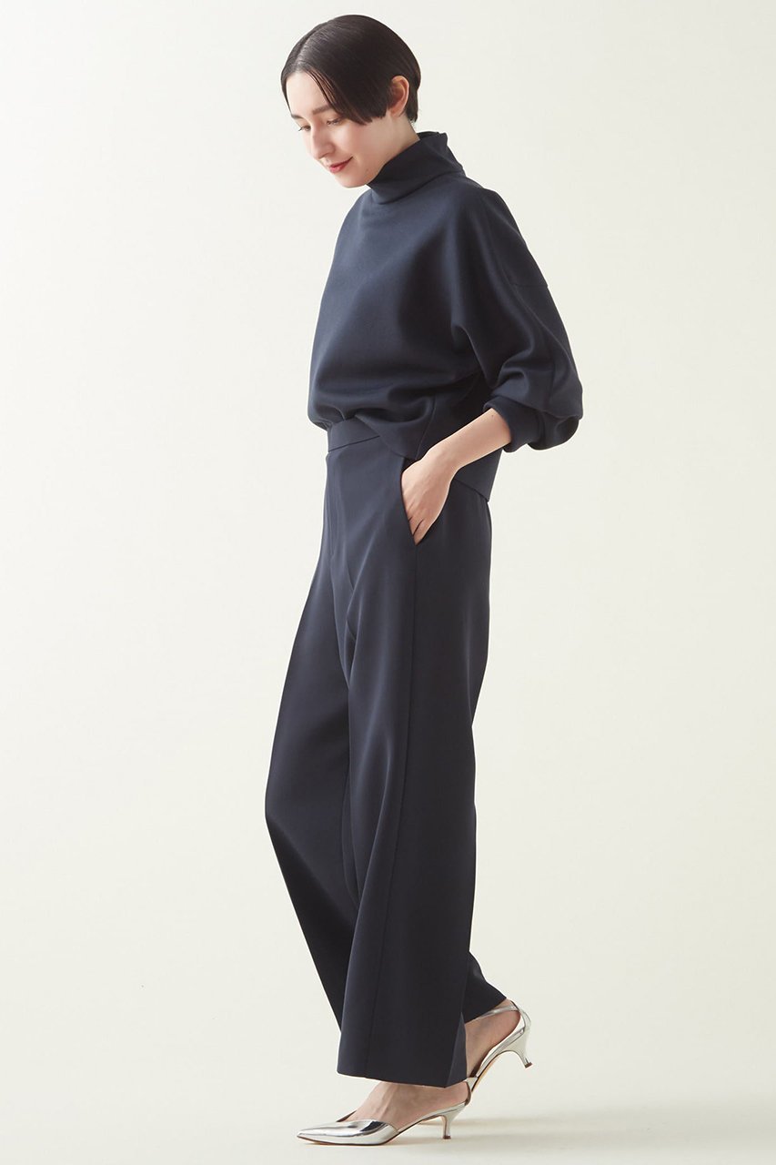 【マルティニーク/martinique】のダブルクロスバックゴムパンツ(セットアップ可) 人気、トレンドファッション・服の通販 founy(ファニー) 　ファッション　Fashion　レディースファッション　Fashion for Women　セットアップ　Matching Sets　レディースパンツ・ボトムス　Pants & Trousers / Bottoms　バッグ　Bags　パンツ　Pants & Trousers　ギャザー　Gathered, Ruffled　セットアップ　Set-Up, Coordinated Outfit　センター　Center, Center Line　ダブル　Double, Double-Breasted　ワイド　Wide, Wide Fit　春　Spring　other-8|ID: prp329100004607983 ipo3291000000032917255