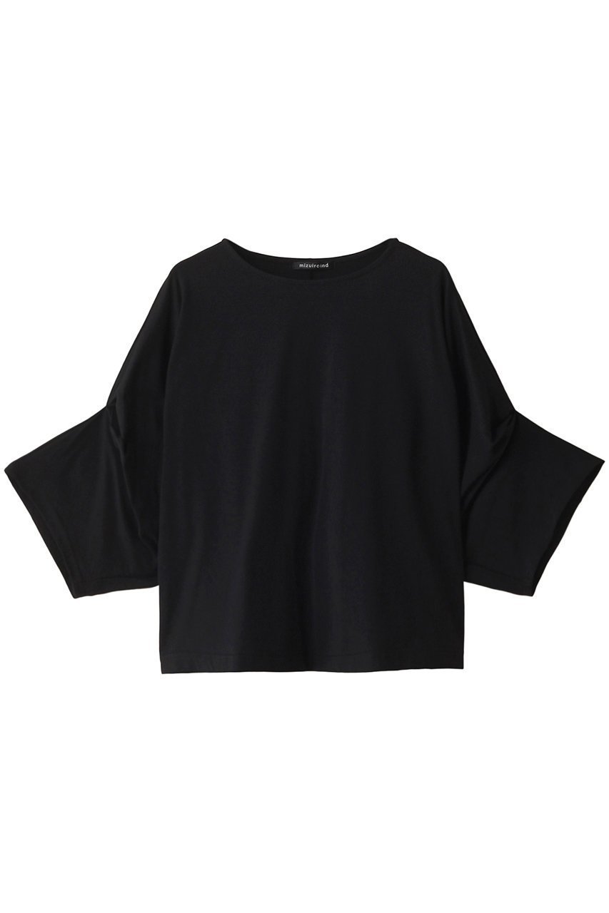【ミズイロ インド/mizuiro ind】のdolman tuck slv T Tシャツ インテリア・キッズ・メンズ・レディースファッション・服の通販 founy(ファニー) 　ファッション　Fashion　レディースファッション　Fashion for Women　トップス・カットソー　Cut & Sew Tops　シャツ・ブラウス・オフィスカジュアル　Elegant Blouses & Button-Ups　ロングTシャツ・Tシャツ　Longline T-Shirts & Tees　カットソー・ベーシックTシャツ　Cut-and-Sewn Tops / Stretch Tees & Basics　ショート　Short, Short Length　スリーブ　Sleeve, Long Sleeve / Short Sleeve　バランス　Balance, Style Balance　black|ID: prp329100004607986 ipo3291000000032917366