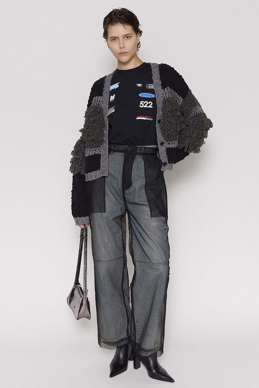 【メゾンスペシャル/MAISON SPECIAL】のMulti Fringe Cardigan/マルチフリンジカーディガン 人気、トレンドファッション・服の通販 founy(ファニー) 　ファッション　Fashion　レディースファッション　Fashion for Women　トップス・カットソー　Cut & Sew Tops　ニット　Knit Tops & Sweaters　カーディガン・羽織り　Layered Style Cardigans　カーディガン　Cardigan, Knitwear　コンパクト　Compact, Small Size　バランス　Balance, Style Balance　フリンジ　Fringe, Tassel　ミックス　Mix, Mixed Style　メッシュ　Mesh, Net Fabric　other-8|ID: prp329100004607998 ipo3291000000032917970