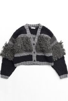【メゾンスペシャル/MAISON SPECIAL】のMulti Fringe Cardigan/マルチフリンジカーディガン BLK(ブラック)|ID: prp329100004607998 ipo3291000000034909810