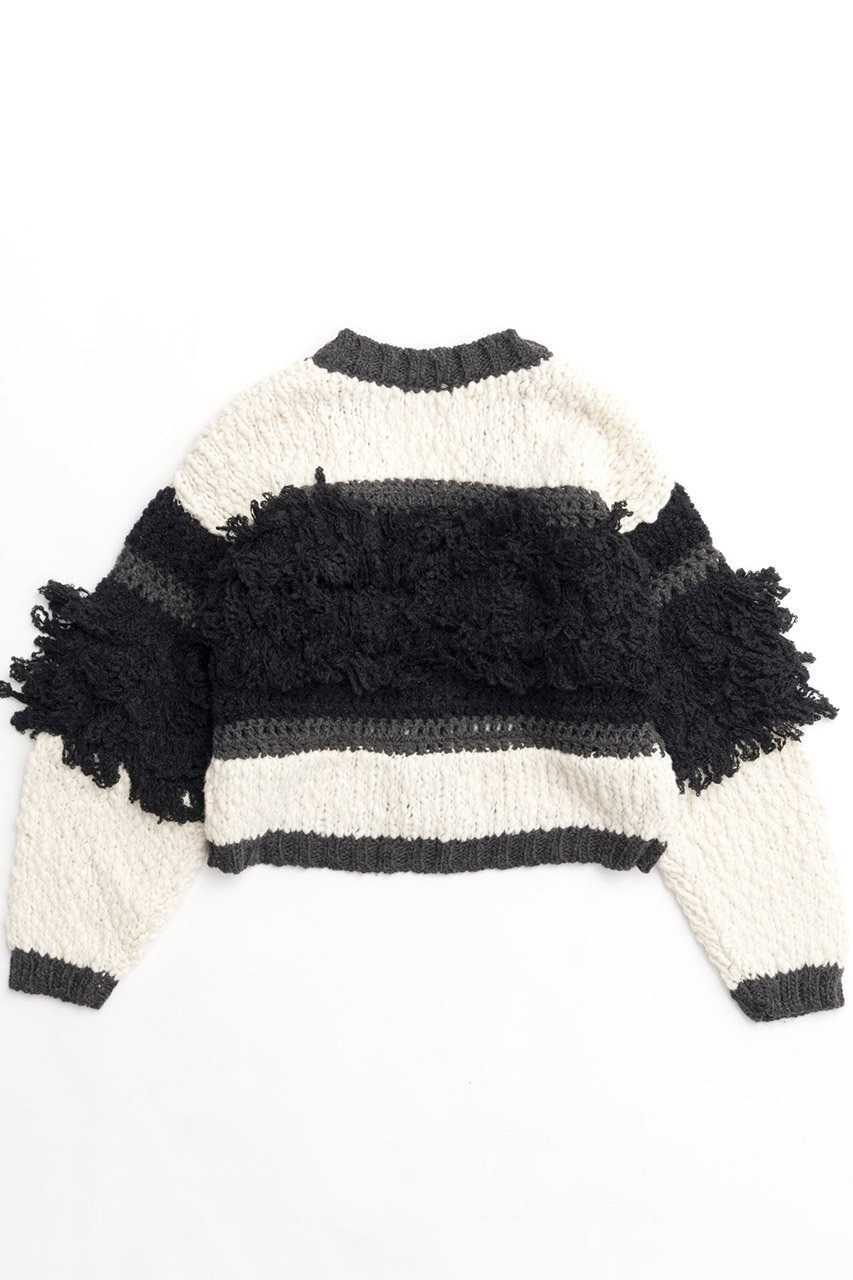 【メゾンスペシャル/MAISON SPECIAL】のMulti Fringe Cardigan/マルチフリンジカーディガン 人気、トレンドファッション・服の通販 founy(ファニー) ファッション Fashion レディースファッション Fashion for Women トップス・カットソー Cut & Sew Tops ニット Knit Tops & Sweaters カーディガン・羽織り Layered Style Cardigans カーディガン Cardigan, Knitwear コンパクト Compact, Small Size バランス Balance, Style Balance フリンジ Fringe, Tassel ミックス Mix, Mixed Style メッシュ Mesh, Net Fabric other-3|ID: prp329100004607998 ipo3291000000034909815