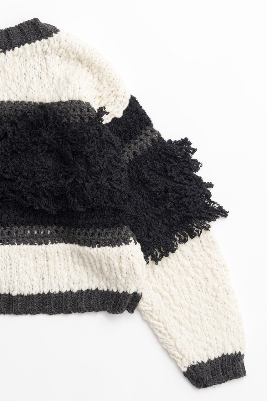 【メゾンスペシャル/MAISON SPECIAL】のMulti Fringe Cardigan/マルチフリンジカーディガン 人気、トレンドファッション・服の通販 founy(ファニー) ファッション Fashion レディースファッション Fashion for Women トップス・カットソー Cut & Sew Tops ニット Knit Tops & Sweaters カーディガン・羽織り Layered Style Cardigans カーディガン Cardigan, Knitwear コンパクト Compact, Small Size バランス Balance, Style Balance フリンジ Fringe, Tassel ミックス Mix, Mixed Style メッシュ Mesh, Net Fabric other-4|ID: prp329100004607998 ipo3291000000034909817