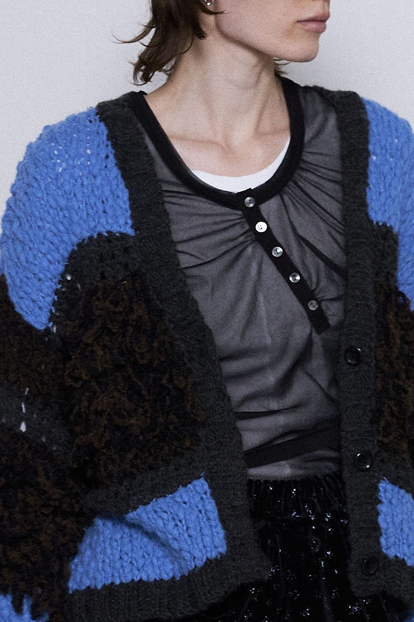 【メゾンスペシャル/MAISON SPECIAL】のMulti Fringe Cardigan/マルチフリンジカーディガン 人気、トレンドファッション・服の通販 founy(ファニー) ファッション Fashion レディースファッション Fashion for Women トップス・カットソー Cut & Sew Tops ニット Knit Tops & Sweaters カーディガン・羽織り Layered Style Cardigans カーディガン Cardigan, Knitwear コンパクト Compact, Small Size バランス Balance, Style Balance フリンジ Fringe, Tassel ミックス Mix, Mixed Style メッシュ Mesh, Net Fabric other-6|ID: prp329100004607998 ipo3291000000034909820