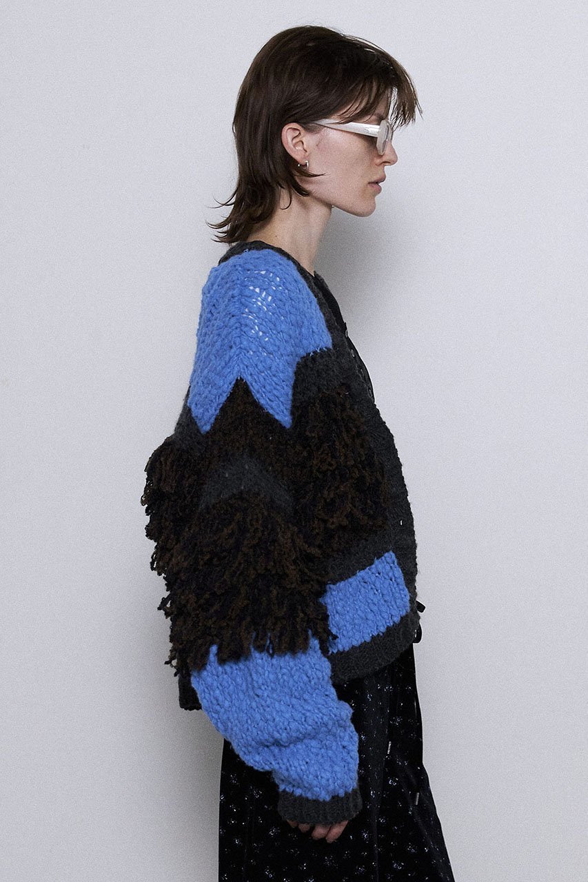 【メゾンスペシャル/MAISON SPECIAL】のMulti Fringe Cardigan/マルチフリンジカーディガン 人気、トレンドファッション・服の通販 founy(ファニー) ファッション Fashion レディースファッション Fashion for Women トップス・カットソー Cut & Sew Tops ニット Knit Tops & Sweaters カーディガン・羽織り Layered Style Cardigans カーディガン Cardigan, Knitwear コンパクト Compact, Small Size バランス Balance, Style Balance フリンジ Fringe, Tassel ミックス Mix, Mixed Style メッシュ Mesh, Net Fabric other-7|ID: prp329100004607998 ipo3291000000034909821