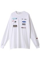 【メゾンスペシャル/MAISON SPECIAL】のSponsor Logo Print Long Sleeve T-shirt/スポンサーロゴロンTEE WHT(ホワイト)|ID: prp329100004608002 ipo3291000000032917891