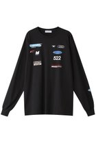 【メゾンスペシャル/MAISON SPECIAL】のSponsor Logo Print Long Sleeve T-shirt/スポンサーロゴロンTEE BLK(ブラック)|ID: prp329100004608002 ipo3291000000034909189