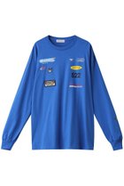 【メゾンスペシャル/MAISON SPECIAL】のSponsor Logo Print Long Sleeve T-shirt/スポンサーロゴロンTEE BLU(ブルー)|ID: prp329100004608002 ipo3291000000034909193