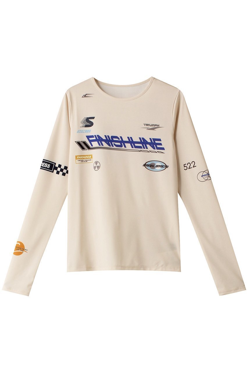【メゾンスペシャル/MAISON SPECIAL】のFinishLINE Skin Tops/FinishLINEスキントップス インテリア・キッズ・メンズ・レディースファッション・服の通販 founy(ファニー) 　ファッション　Fashion　レディースファッション　Fashion for Women　トップス・カットソー　Cut & Sew Tops　シャツ・ブラウス・オフィスカジュアル　Elegant Blouses & Button-Ups　ロングTシャツ・Tシャツ　Longline T-Shirts & Tees　カットソー・ベーシックTシャツ　Cut-and-Sewn Tops / Stretch Tees & Basics　インナー　Innerwear　カットソー　Cut and Sewn Top　ジャケット　Jacket, Outerwear　スリーブ　Sleeve, Long Sleeve / Short Sleeve　羽織　Haori, Light Jacket　レース　Lace, Lace Fabric　ロング　Long, Long-Length　おすすめ　Recommended / Our Picks　O.WHT(オフホワイト)|ID: prp329100004608006 ipo3291000000032918014