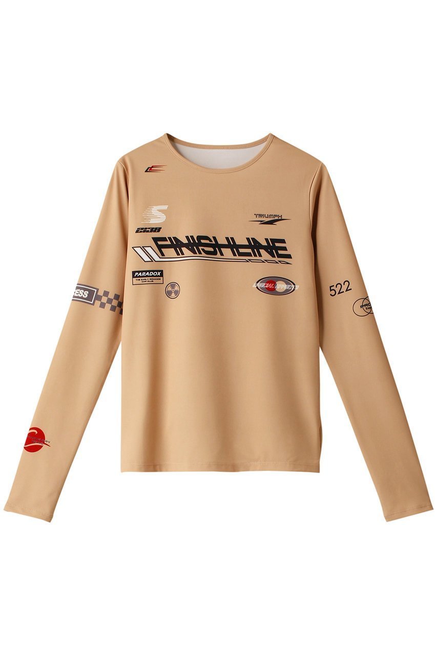 【メゾンスペシャル/MAISON SPECIAL】のFinishLINE Skin Tops/FinishLINEスキントップス インテリア・キッズ・メンズ・レディースファッション・服の通販 founy(ファニー) 　ファッション　Fashion　レディースファッション　Fashion for Women　トップス・カットソー　Cut & Sew Tops　シャツ・ブラウス・オフィスカジュアル　Elegant Blouses & Button-Ups　ロングTシャツ・Tシャツ　Longline T-Shirts & Tees　カットソー・ベーシックTシャツ　Cut-and-Sewn Tops / Stretch Tees & Basics　インナー　Innerwear　カットソー　Cut and Sewn Top　ジャケット　Jacket, Outerwear　スリーブ　Sleeve, Long Sleeve / Short Sleeve　羽織　Haori, Light Jacket　レース　Lace, Lace Fabric　ロング　Long, Long-Length　おすすめ　Recommended / Our Picks　BGE(ベージュ)|ID: prp329100004608006 ipo3291000000032918026