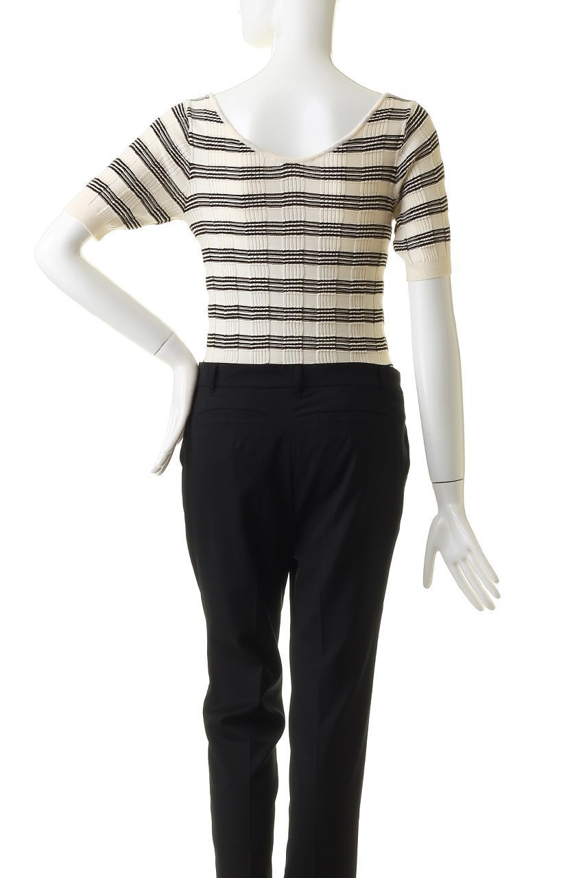 【マルティニーク/martinique】の【CURRENTAGE】ランダムボーダーニットボディスーツ 人気、トレンドファッション・服の通販 founy(ファニー) 　ファッション　Fashion　レディースファッション　Fashion for Women　トップス・カットソー　Cut & Sew Tops　ニット　Knit Tops & Sweaters　シャツ・ブラウス・オフィスカジュアル　Elegant Blouses & Button-Ups　ロングTシャツ・Tシャツ　Longline T-Shirts & Tees　カットソー・ベーシックTシャツ　Cut-and-Sewn Tops / Stretch Tees & Basics　クラシック　Classic, Timeless Style　ショート　Short, Short Length　シンプル　Simple, Minimal　スリーブ　Sleeve, Long Sleeve / Short Sleeve　スーツ　Suit, Formalwear　フィット　Fit, Slim Fit　ボーダー　Border, Stripe　モダン　Modern, Contemporary　ランダム　Random, Irregular　ヴィンテージ　Vintage Style　other-4|ID: prp329100004608016 ipo3291000000035041458