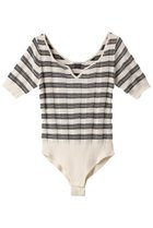 【マルティニーク/martinique】の【CURRENTAGE】ランダムボーダーニットボディスーツ アイボリー|ID: prp329100004608016 ipo3291000000035731360