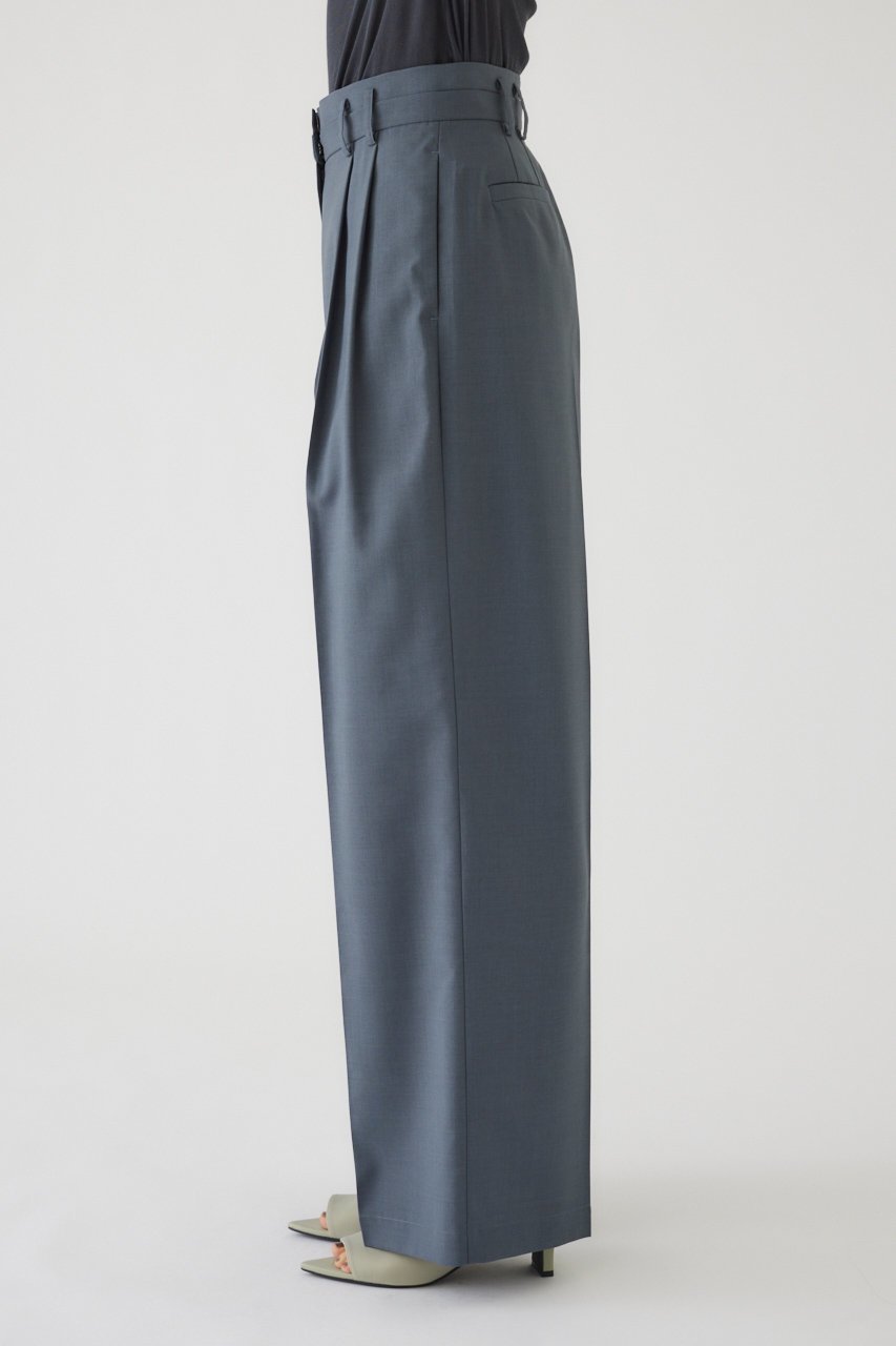 【リムアーク/RIM.ARK】のDouble waist slacks/パンツ 人気、トレンドファッション・服の通販 founy(ファニー) 　ファッション　Fashion　レディースファッション　Fashion for Women　パンツ　Pants & Trousers　スラックス　Slacks, Dress Pants　バランス　Balance, Style Balance　メランジ　Melange, Mixed Yarn　夏　Summer　春　Spring　S/S・春夏　SS, Spring/Summer, Warm Season　other-7|ID: prp329100004608028 ipo3291000000032918607