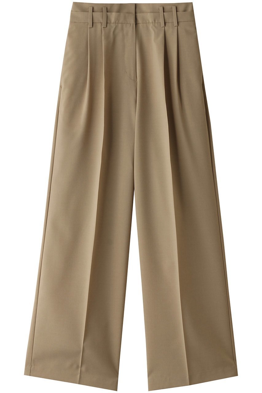 【リムアーク/RIM.ARK】のDouble waist slacks/パンツ インテリア・キッズ・メンズ・レディースファッション・服の通販 founy(ファニー) 　ファッション　Fashion　レディースファッション　Fashion for Women　パンツ　Pants & Trousers　スラックス　Slacks, Dress Pants　バランス　Balance, Style Balance　メランジ　Melange, Mixed Yarn　夏　Summer　春　Spring　S/S・春夏　SS, Spring/Summer, Warm Season　ベージュ|ID: prp329100004608028 ipo3291000000034970513